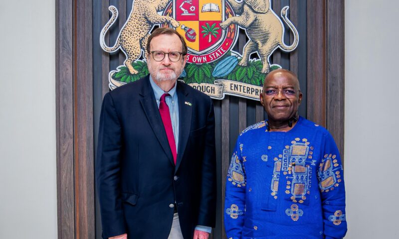 Gov. Otti to US Envoy: Abia Wants Partnerships, Not Handouts