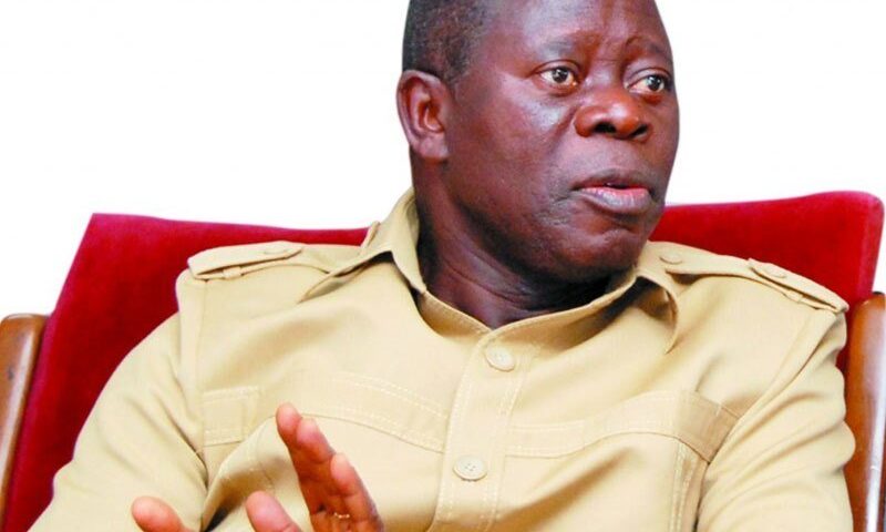 Stop politicians’ spouses from holding sensitive positions – Oshiomhole to INEC chair