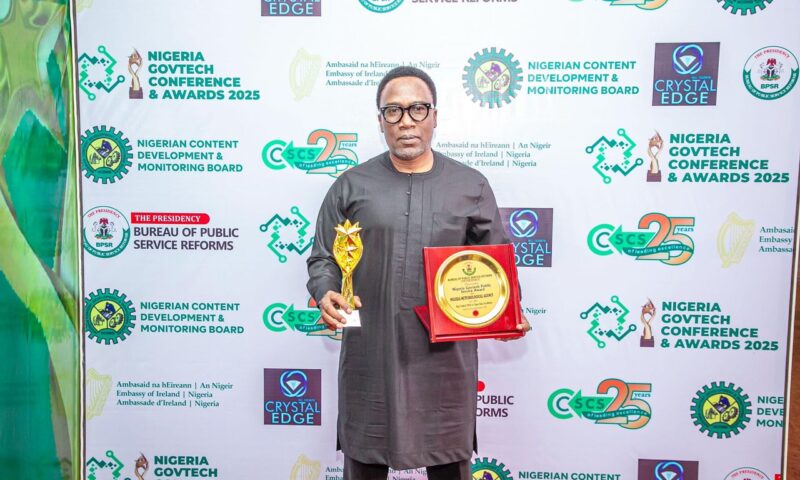 NiMet DG Honoured By Nigeria GovTech Public Service Awards 2025